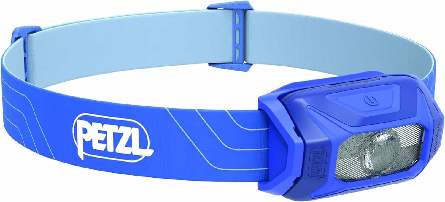 lampada frontale Tikkina Petzl colore blu